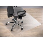 Tapis protège-sol Ultimat en polycarbonate pour sols durs, rectangulaire, 120 x 150 cm, transparent