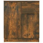 vidaXL Buffets 2 Pièces Chêne fumé 60x30x70 cm Bois d'ingénierie