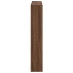 vidaXL Étagère cube murale 7 compartiments chêne marron