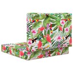vidaXL Coussin de canapé d'extérieur 2 Pièces coloré Polyester