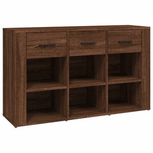 vidaXL Buffet Chêne marron 100x30x59 5 cm Bois d'ingénierie