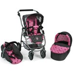 Bayer Chic 2000 637-83 - La poussette combinée 3 en 1 EMOTION "ALL IN" pour poupées- Coloris 83