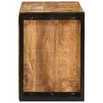 vidaXL Étagère à vin 100 x 45 x 33 cm Bois de mangue brut solide