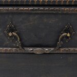 vidaXL Coffre de rangement Bois Noir 90 x 51 x 42 cm