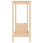 vidaXL Table console 110x40x80 cm Bois massif de pin
