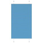vidaXL Store plissé bleu 75x150 cm largeur du tissu 74 4 cm polyester