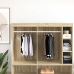 vidaXL Tige de placard 12 Pièces Argenté 764 x 15 x 29 mm