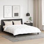 vidaXL Couette Autre avec oreiller 3 Pièces Blanc 240 x 200 cm Bas