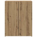 vidaXL Meuble de Bureau - Chêne Artisan - 60 x 32 x 77 5 cm - Bois d'ingénierie