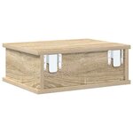 vidaXL Table de chevet Chêne Sonoma 40 x 31 x 15 cm Bois d'ingénierie