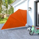 vidaXL Auvent latéral pliable de balcon Terre cuite 160x240 cm