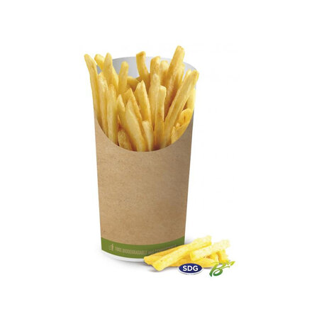 Etui à frites carton  85 mm - lot de 1400 - sdg -  - carton