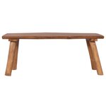 Banc banquette de jardin 120 cm bois de teck solide 02_0010525