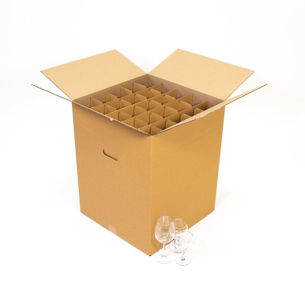 Carton vaisselle pour 75 verres