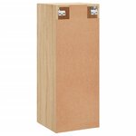 vidaXL Armoire murale chêne sonoma 34 5x34x90 cm