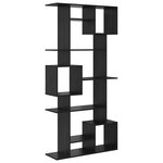 vidaXL Bibliothèque Chêne noir 92 x 29 x 188 cm Bois d'ingénierie
