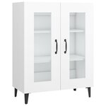 vidaXL Buffet blanc 69 5x34x90 cm bois d'ingénierie