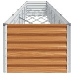 vidaXL Jardinière surélevée 582 x 50 x 36 cm Acier galvanisé
