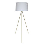 Lampadaire salon ellia gold or métal h140cm