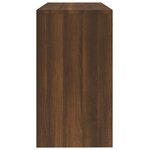 vidaXL Bureau avec tiroir et armoire Chêne marron 100x40x73 cm