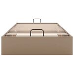 vidaXL Cadre de lit ottoman sans matelas cappuccino 90x190 cm