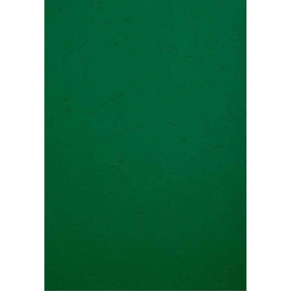 Paquet De 100 Couvertures Grain Cuir Pour Reliure A4 - Vert Foncé - Clairefontaine
