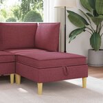 vidaXL Sofa avec rangement Tissu
