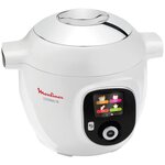 MOULINEX CE851110 cookeo avec 150 recettes incluses - Blanc