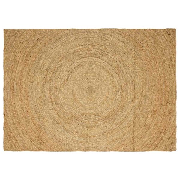 vidaXL Tapis de surface Rectangulaire Marron 160 x 230 cm Jute