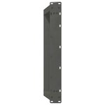 vidaXL Pieds de table basse en U 2 pièces Anthracite 70 x (30-31) cm Acier