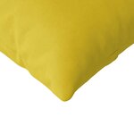 vidaXL Coussins de canapé 2 Pièces Jaune 200 x 40 cm