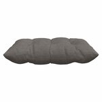 vidaXL Coussins de siège 4 Pièces Gris clair 40 x 40 x 6 cm
