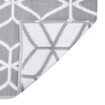 vidaXL Tapis d'extérieur Gris 80x250 cm PP