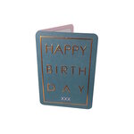 Carte De Voeux - Anniversaire - Happy Birth Day XXX