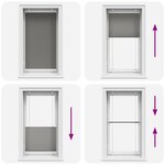 vidaXL Store plissé anthracite 75x100 cm largeur du tissu 74 4 cm