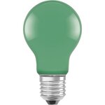 Osram ampoule led standard verre vert déco  4w=15 e27 chaud