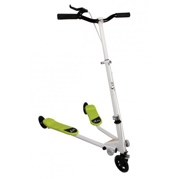 Trottinette trike 3 roues 125mm Blanc Vert