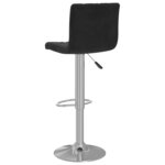 vidaXL Tabourets de bar lot de 2 noir velours
