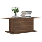 vidaXL Table basse chêne marron 102x55 5x40 cm bois d'ingénierie