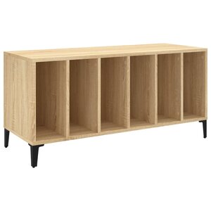 vidaXL Armoire à disques chêne sonoma 100x38x48 cm bois d'ingénierie