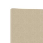vidaXL Tête de lit Design Simple Vert Clair Gris 90 cm en Tissu Côtelé