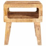 vidaXL Tables d'appoint 40 x 32 x 46 cm bois de manguier massif