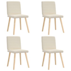 vidaXL Chaises à manger lot de 4 Lin