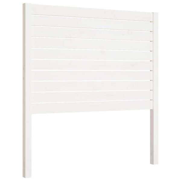 vidaXL Tête de lit Blanc 81x4x100 cm Bois massif de pin