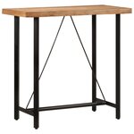 vidaXL Table de bar 110x55x107 cm bois massif d'acacia et fer