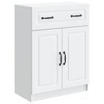 vidaXL Buffet Blanc 66 x 34 5 x 87 cm Bois d'ingénierie