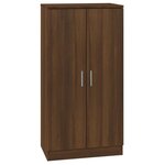 vidaXL Armoire à chaussures Chêne marron 55x35x108cm Bois d'ingénierie