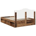 vidaXL Cadre de lit Bois ancien 150 x 200 cm Pin massif