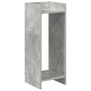 vidaXL Support de Plante Gris béton 30 x 30 x 80 cm Bois d'ingénierie