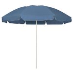 vidaXL Parasol de plage Bleu 240 cm